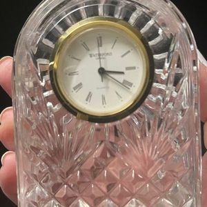 Waterford Crystal Dome Desk Clock